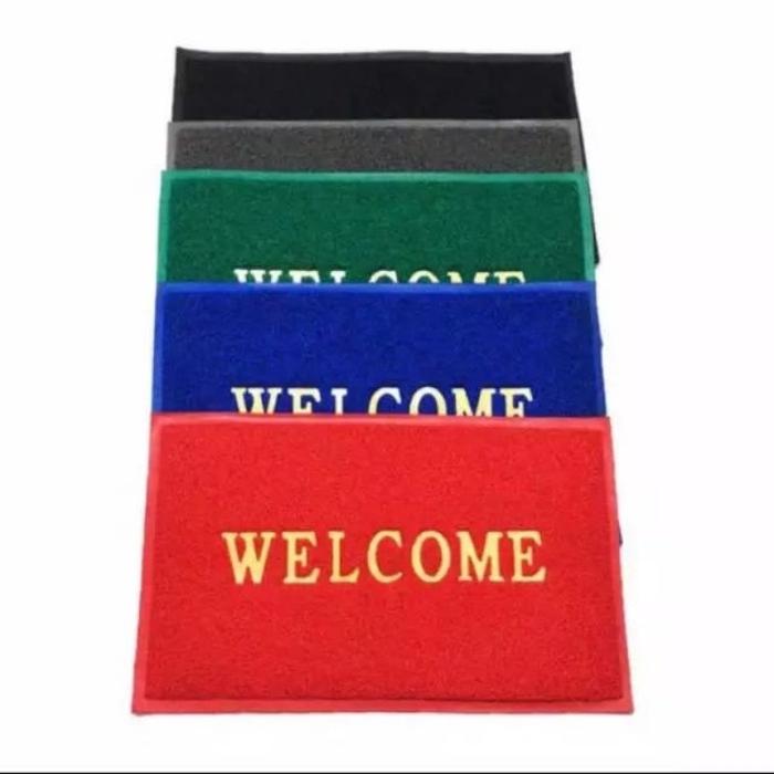 Keset Kaki Welcome / Keset Lantai / Keset Kaki / Keset Mie / Model Bihun Berbagai Warna Anti Slip