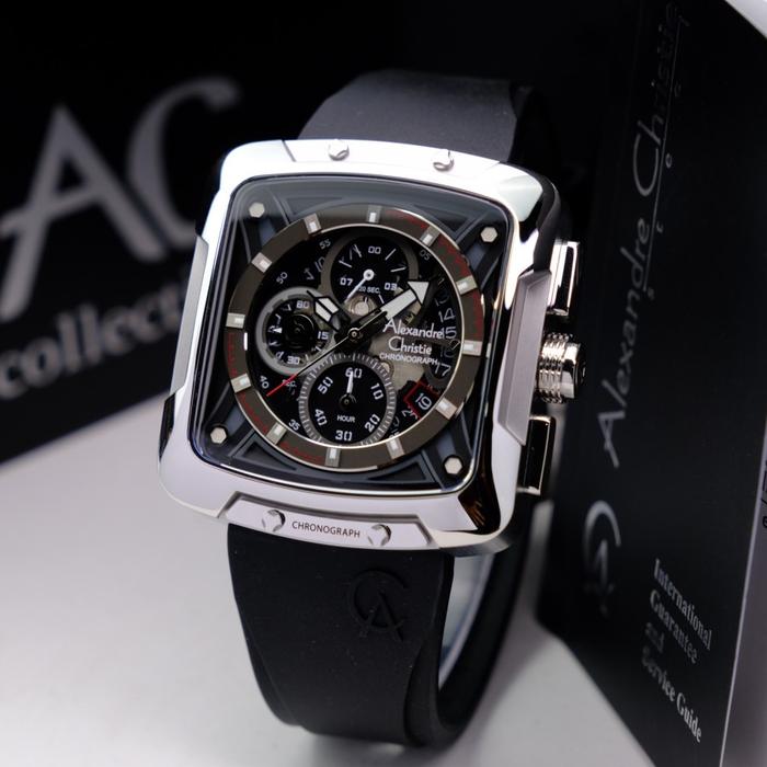ALEXANDRE CHRISTIE 3030 GC RUBBER PRIA ORIGINAL GARANSI 1TAHUN Men Stainless Watch