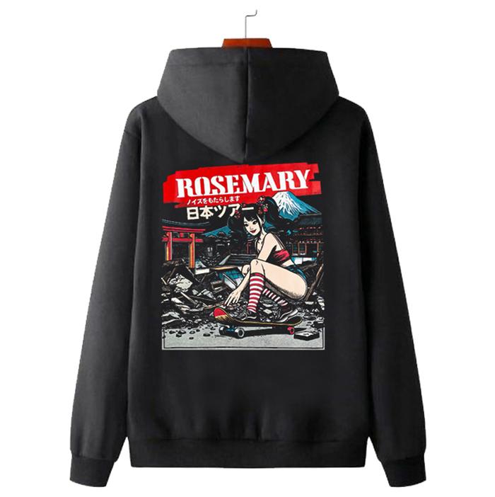 Sweater Rosemary Hoodie Bahan Cotton Fleece | Ritsleting & Jumper | Pullover & Zipper Hoodie | READY