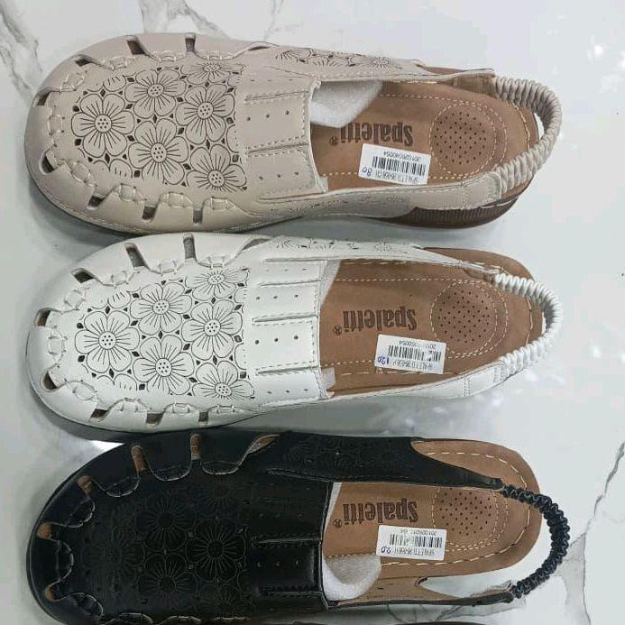 Spaletti Sepatu Sendal Wanita Tali Belakang | Sendal Spaletti Motif Wanita Ringan dan Anti Slip