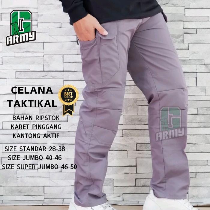 CELANA TAKTIKAL BAHAN DRILL KOTAK ORI BLACKHAWK