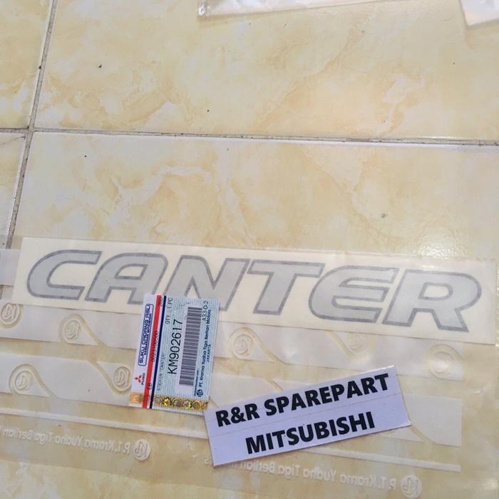 Sticker canter asli Tulisan canter Originl 100% asli KTB ORIGINAL 100% Mitsubishi canter KM902617