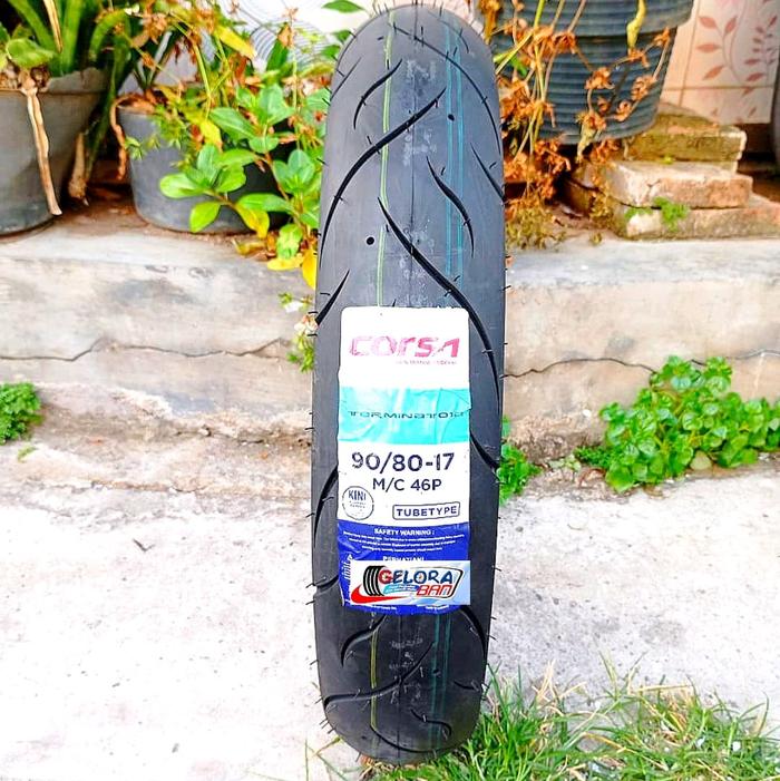 Ban Montor Corsa Terminator 90/80-17 Tubetype ban donat ring 17 ban montor supra revo vega juoiter s