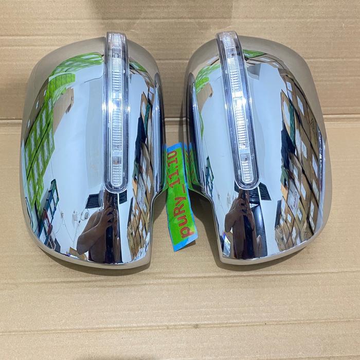 Cover Spion kijang innova 2008 sd 2015 Chrome plus lampu sein kecil O1