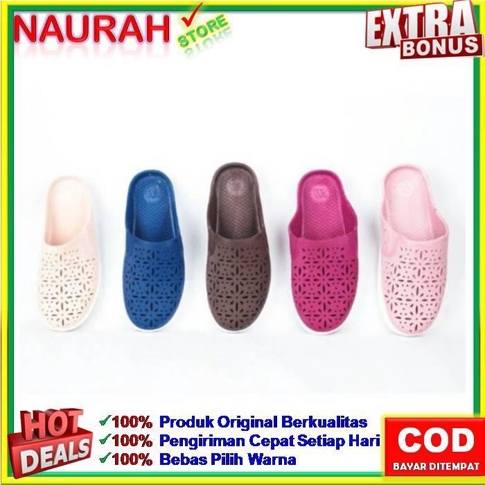 Sendal Slop Wanita Yumeida LD 8031 Sandal Slip On Shoes Wanita Jelly Rubber Karet Anti Slip Awet Sol