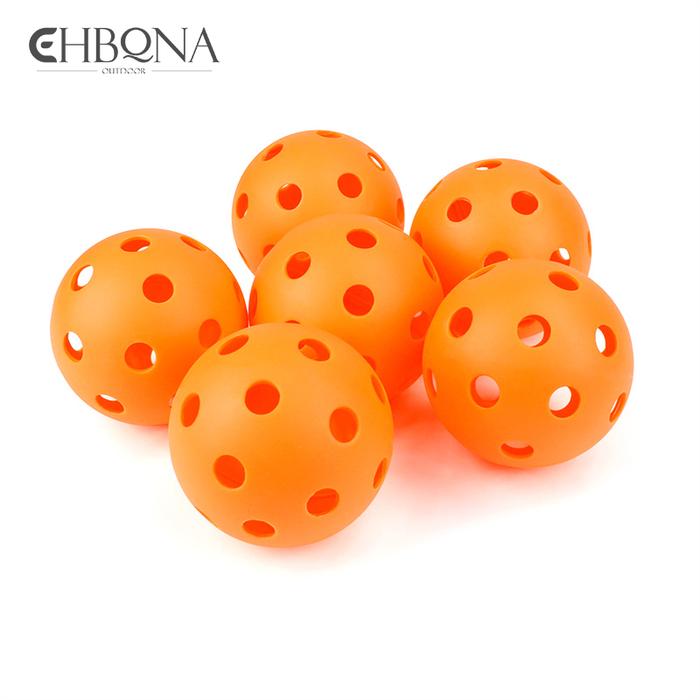 72MM 26 Holes Floorball Stick Ball PE Plastic For Field Hockey Training Street Outdoor Sport Practic