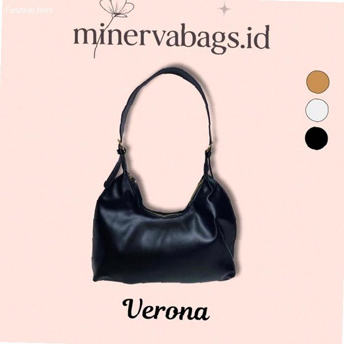 Minervabags Tas Bahu Wanita Hobo Shoulder Bag Verona - Imut Manis Elastis | Kekinian