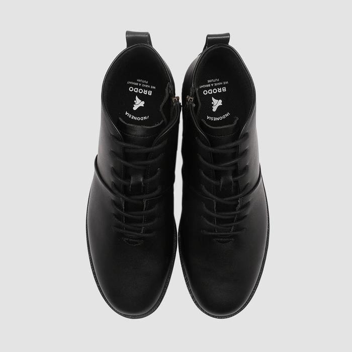 Terlaris Brodo - Sepatu Signore Ez Full Black