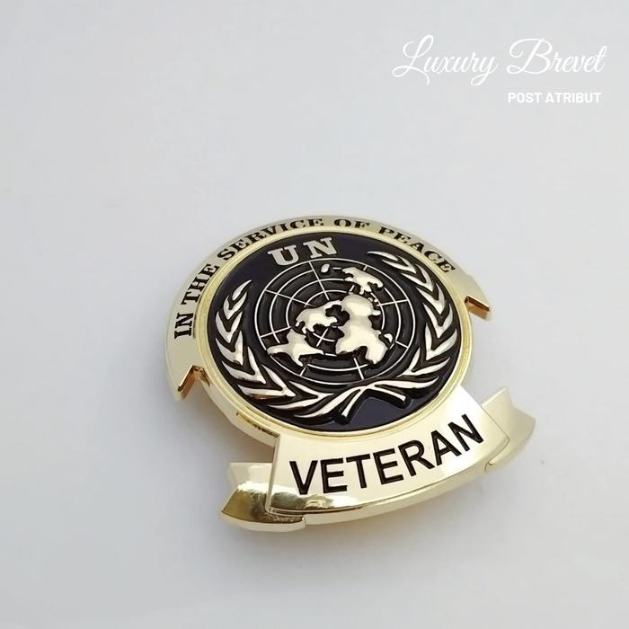 BREVET UNITED NATION VETERAN LUXURY/UN VETERAN / BREVET LUXURY / BREVET PBB / BREVET ALLOY / PIN ALL