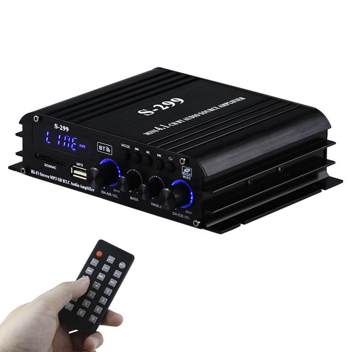 4*40W 4.1 Channel Power Amplifier Audio Home Theater Amplifier