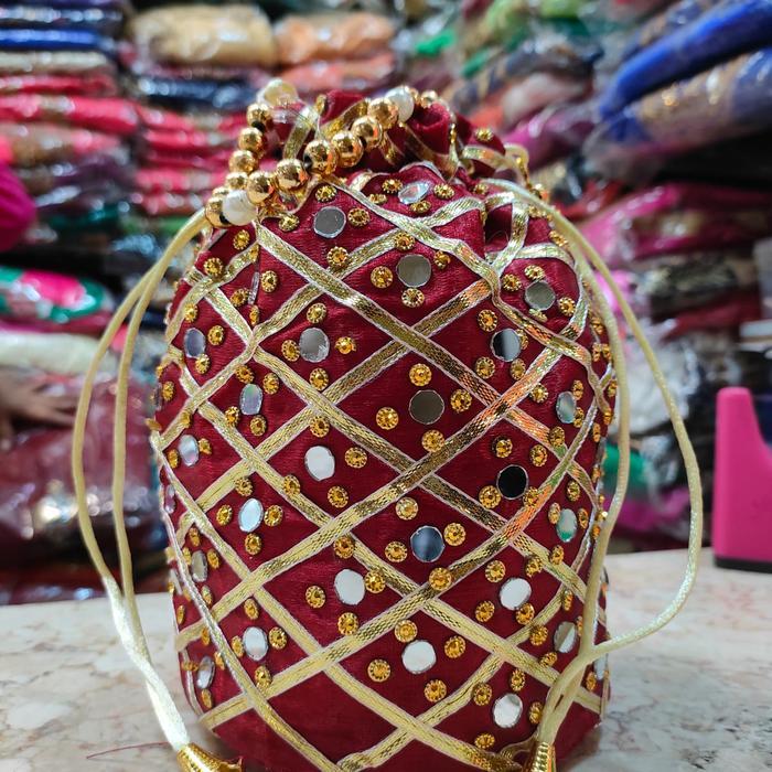Tas India / Tas Handphone India / Tas Mutiara Import India -Gratisongkir