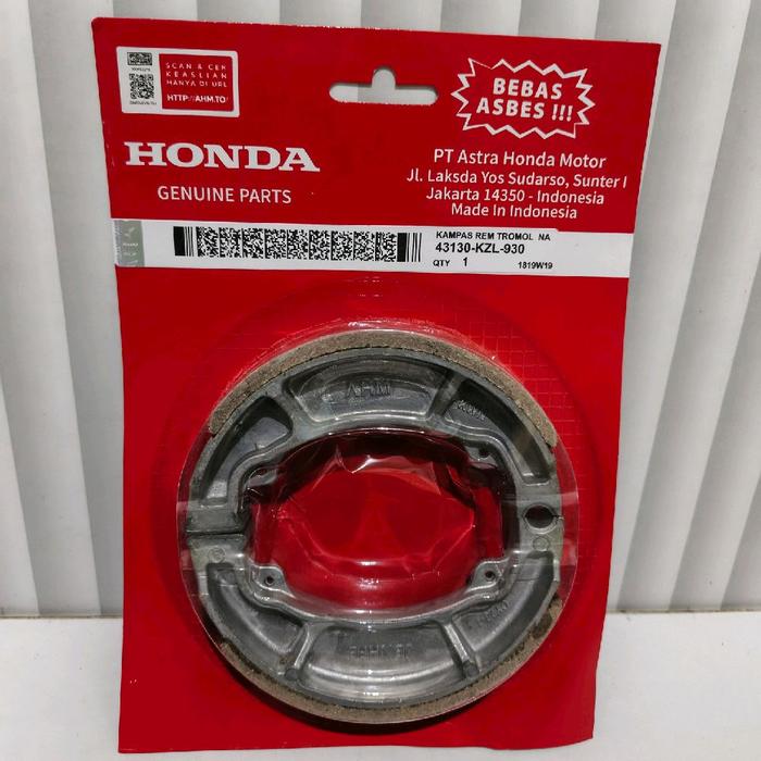 Kampas rem belakang motor beat universal untuk beat fi pop delux vario110 vario cbs dll