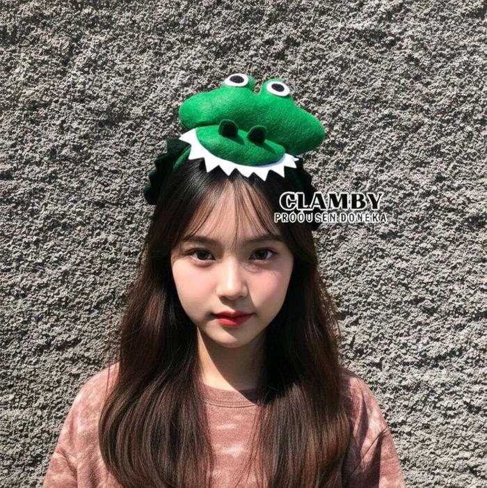 Bando Buaya Kostum Buaya Crocodile Topeng Buaya Hijau Kostum Karakter Hewan