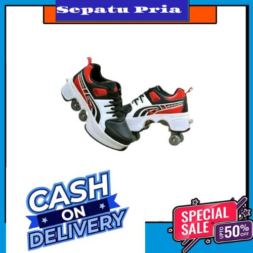Terbaru!! Sepatu Roda Casual Skate  Kick Roller Shoes Berkualitas