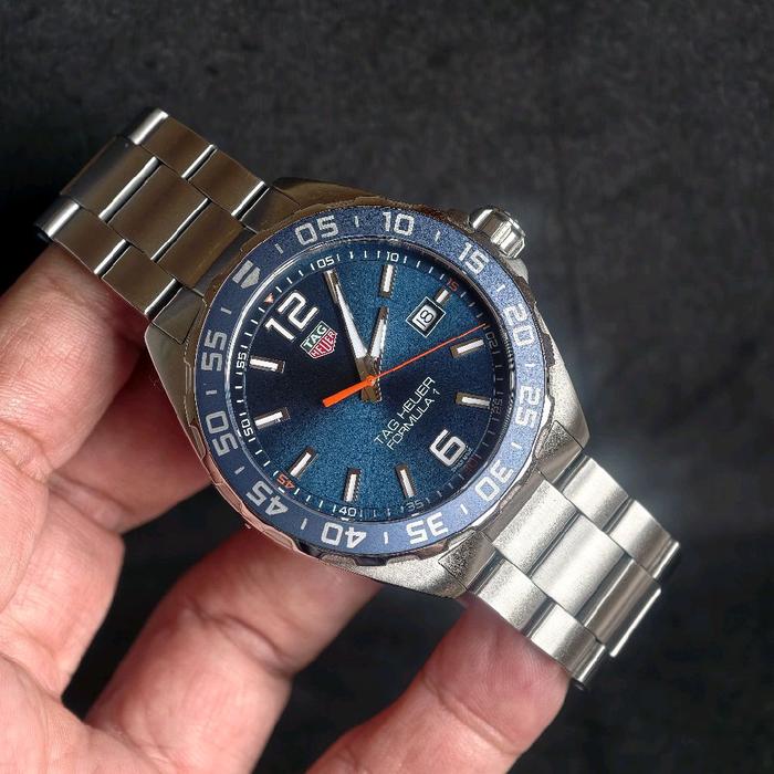 jam tangan pria automatic tag heuer formula one blue dial