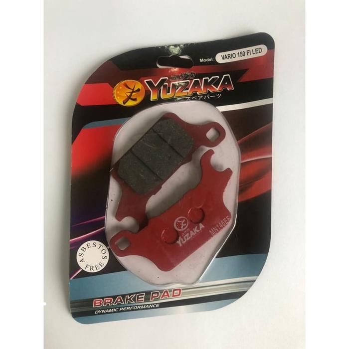 DISPAD DISCPAD DISC PAD dispet KAMPAS REM DEPAN HONDA VARIO 150 FI LED ASLI ORIGINAL YUZAKA RACING