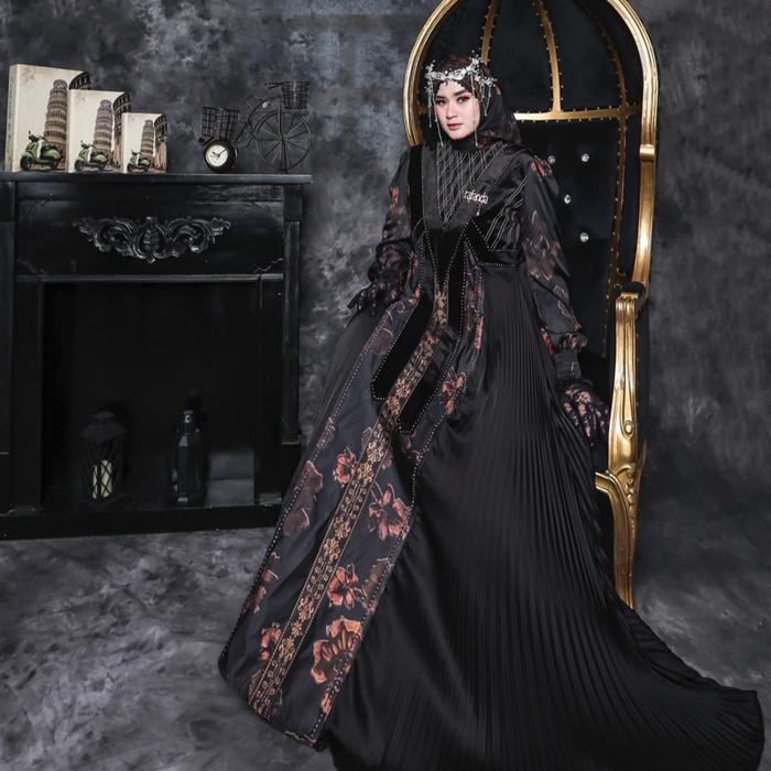 Gamis syari set brand Rafanda syari set sracft