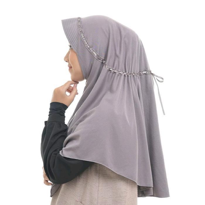 Kerudung Rabbani Hemy Serut Atas Warna Jilbab Panjang Instan Renda Berkualitas