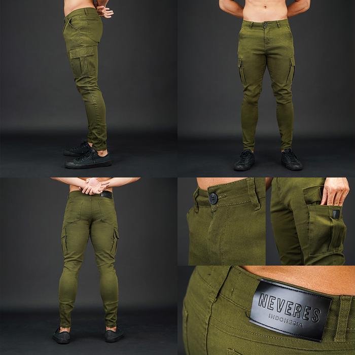 Neveres Tactical Cargo Chino Pants