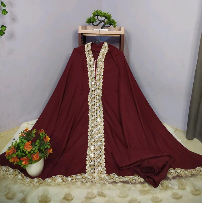 New Mukena Rabania 2in1 Katun Renda gyper mix tulle Simple Dewasa Muslim