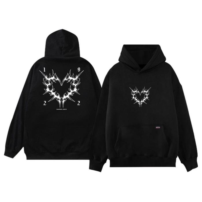 JAKET HOODIE SHINING HEART PSHT TERBARU SIMPEL DISTRO PREMIUM ORIGINAL JAGOMUDA TERATE