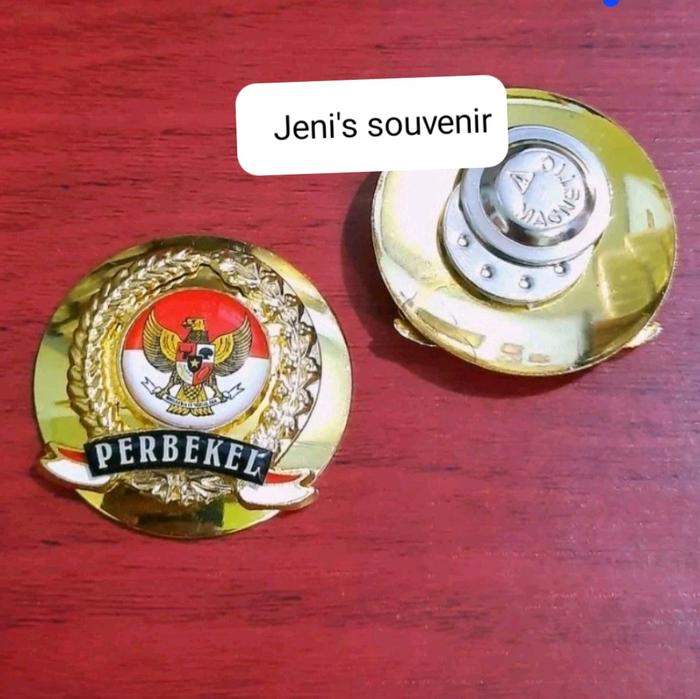 Pin perbekel model premium magnet - lencana perbekel