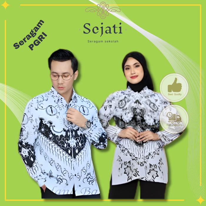 Seagam sejati collection - Baju PGRI seragam dinas sekolah Guru Pria wanita seragam PGRI