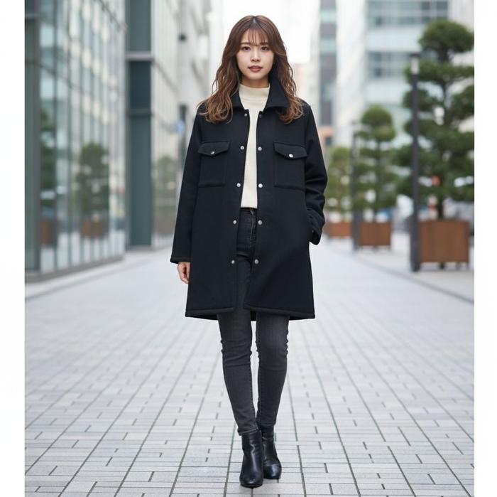 blazer semi jubah anime polos style tokyo revengers manji Fleece Tebal Fit Jaket