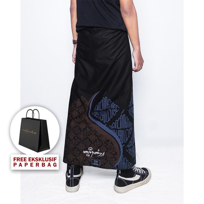 Sarung Kanjeng Serial Aksara Jawa Motif Sekar Narima Batik Katun Nyaman Muslim Santri Dewasa Pria