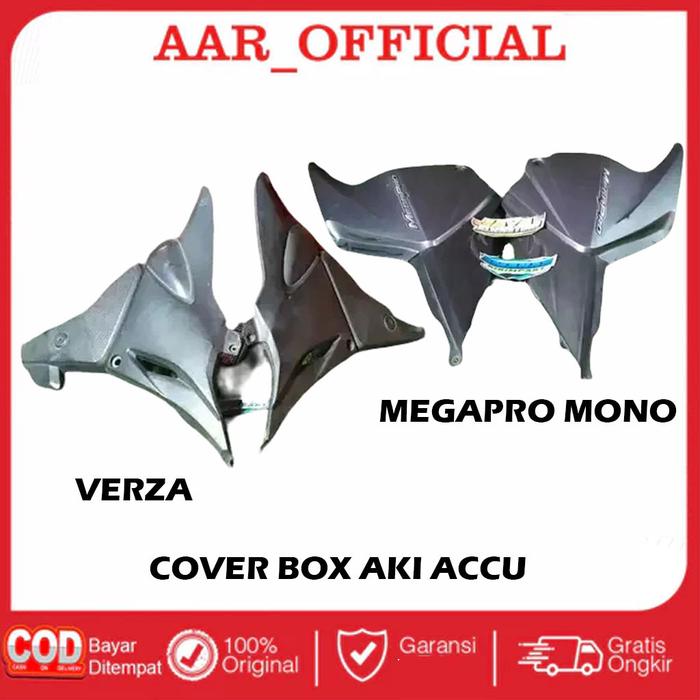 Cover Tutup Box Aki Accu Motor Verza/Megapro Cover Body Samping Tengah Original