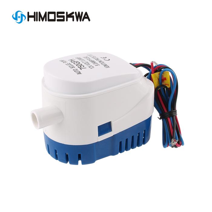 ( 12V 24V ) 750GPH 1100GPH Automatic Boat Bilge Pump DC Submersible Electric Water Pump Small 12 V V