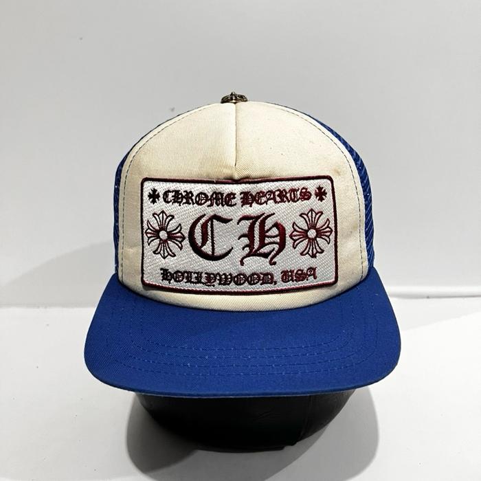 Topi chrome hearts original 2 tone color rare truckerhat USA
