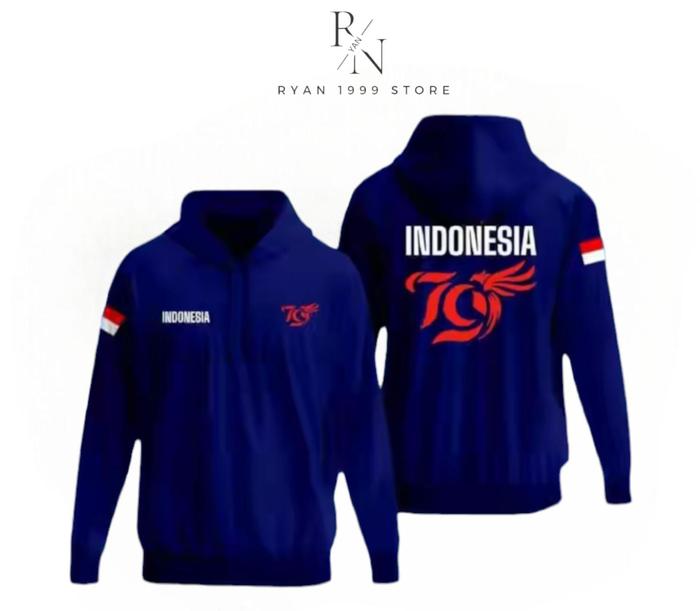 jaket hoodie garuda republik indonesia /jaket bahan flece premium /bisa cod