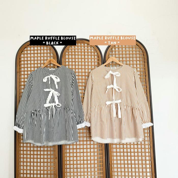 LOCANA LABEL / MAPLE BLOUSE RUFFLE ORIGINAL LOCANA LABEL