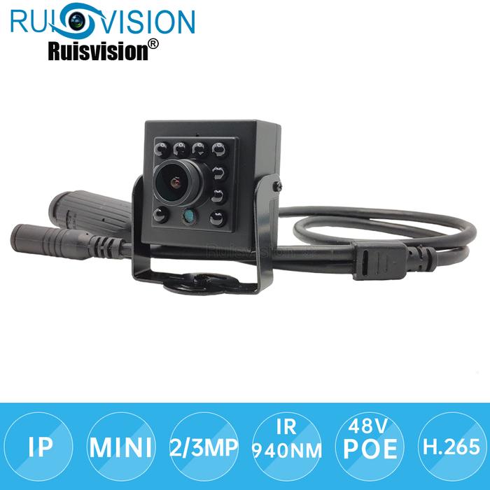 MINI IP Camera 2MP 3MP 48V POE Camera IR Night Vision Surveillance