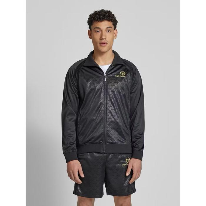 Sergio Tacchini Ghibli Mono Tracktop Jacket In Black