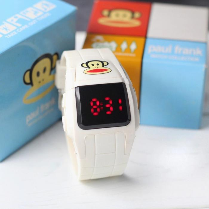 NEW JAM TANGAN ANAK PAUL FRANK L150 TALI RUBBER
