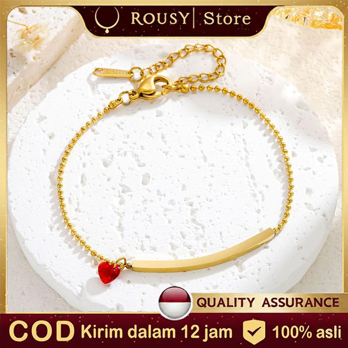 Gelang Kaki Wanita Emas 18K Minimalis, Desain Mewah Ringan Aksesori Tren Fashion