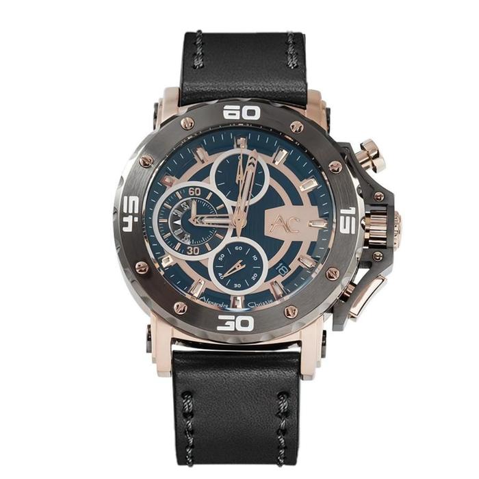 ALEXANDRE CHRISTIE AC 9205 PRIA SOFT ROSEGOLD GREY LEATHER ORIGINAL