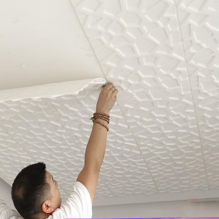 35*35cm TV Background Wall Stickers Self-adhesive Panels Creative
