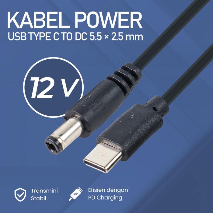 Grand Mall - Kabel Power USB C | DC Charger Cable | Router CCTV Power Cable