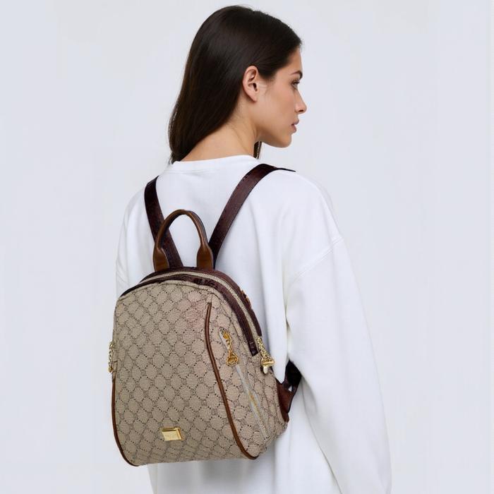 Ransel Andin Kc-048# Tas Ransel Wanita - Backpack Cewek Bahan Kulit Pu Leather Premium Model Terbaru