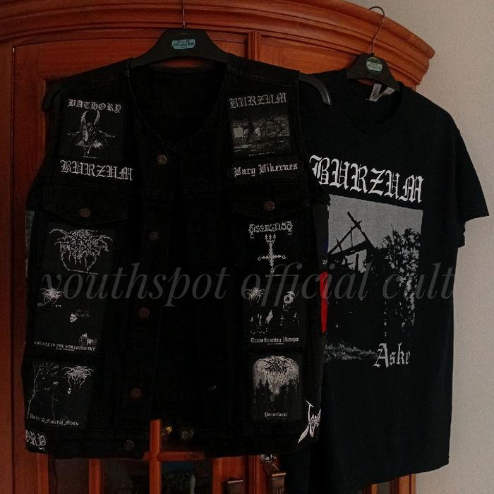 SPECIAL RARE Original Official Black Metal Vintage Classic Battle Vest Jacket Norwegian Swedish Japa