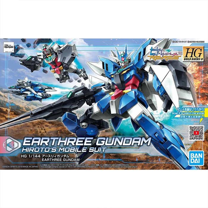 Bandai Kit Model Asli GUNDAM HG JUSTICE KNIGHT 1/144 Figur Aksi Anime