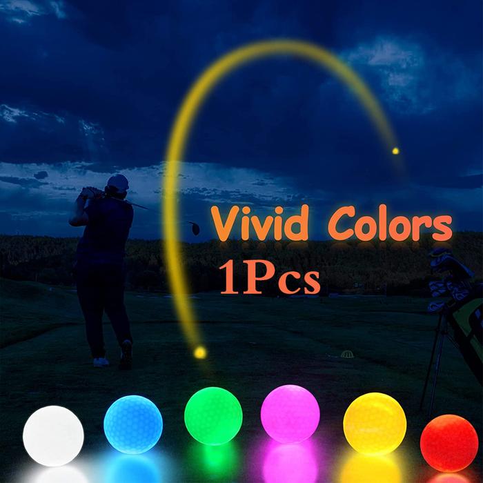 Terlaris, 1 Buah Bola Golf LED Baru Bola Golf Menyala Bola Golf Malam