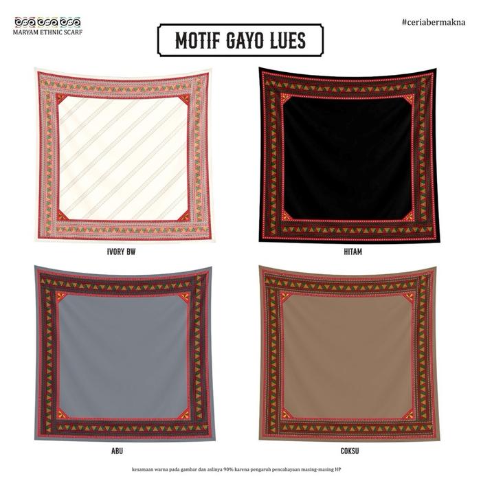Gayo Lues series motif kerawang gayo