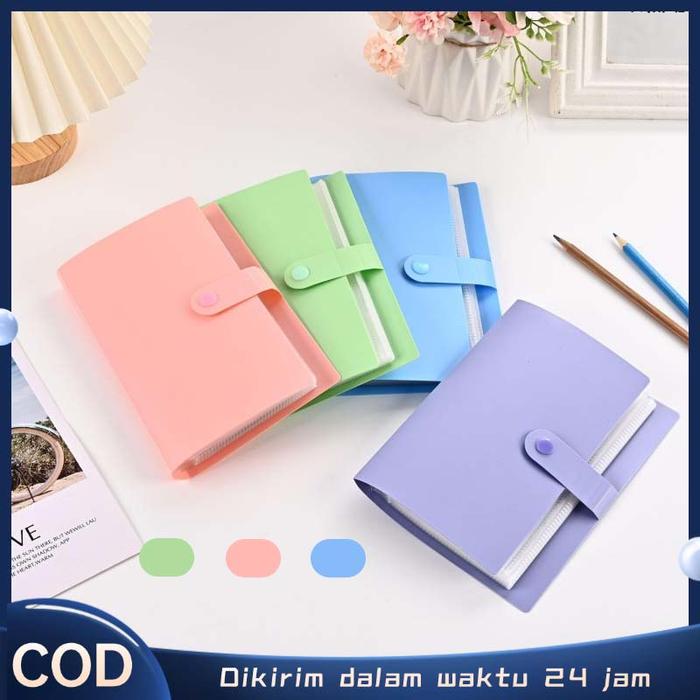 100 Slot Dompet Koleksi Uang Kertas Transparan Album Uang Kertas Organizer Keuangan Penyimpanan Uang