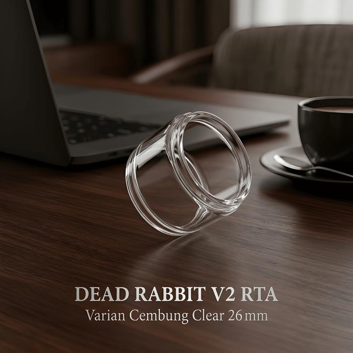 (PALING DICARI) Kaca Dead Rabbit V2 Straight Glass Clear Ready Stock