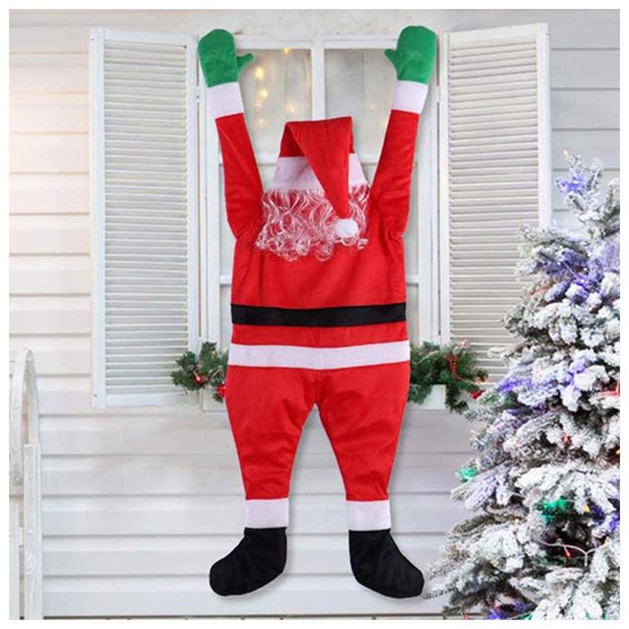 Christmas Santa Claus Decorations Christmas Climbing Figurine