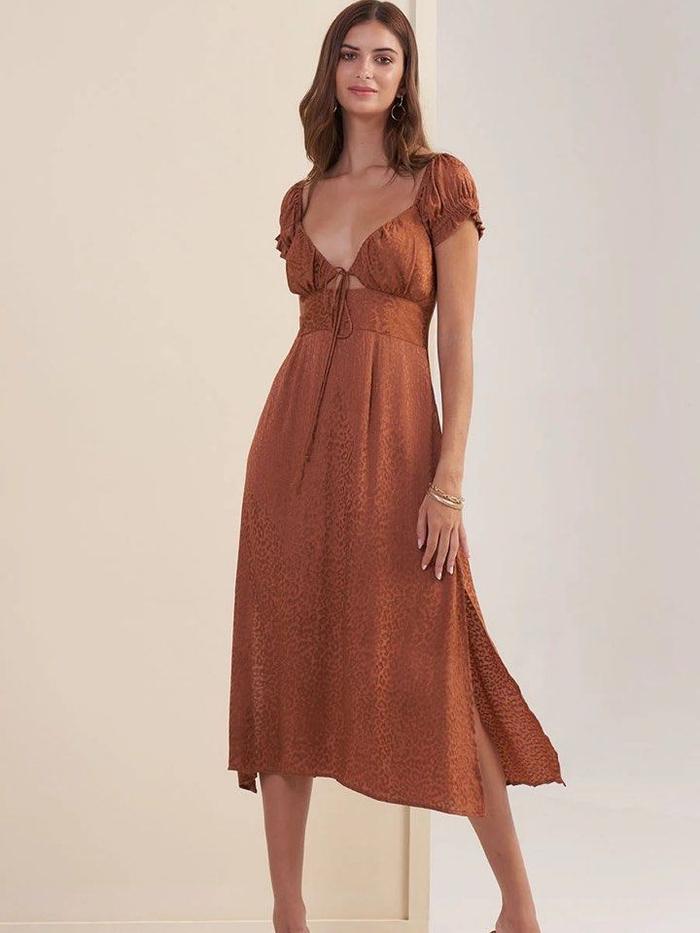 UMA AND LEOPOLD Midi Dress